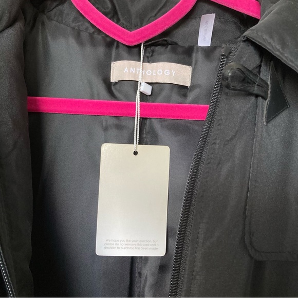 BNWT ANTHOLOGY SPRING BLACK WOMENS PADDED LADIES GIRLS HOOD JACKET COAT PARKA 16 - Picture 15 of 15